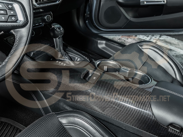 2024-UP FORD MUSTANG S650 | CARBON FIBER  ALL INCLUSIVE CENTER CONSOLE COVER